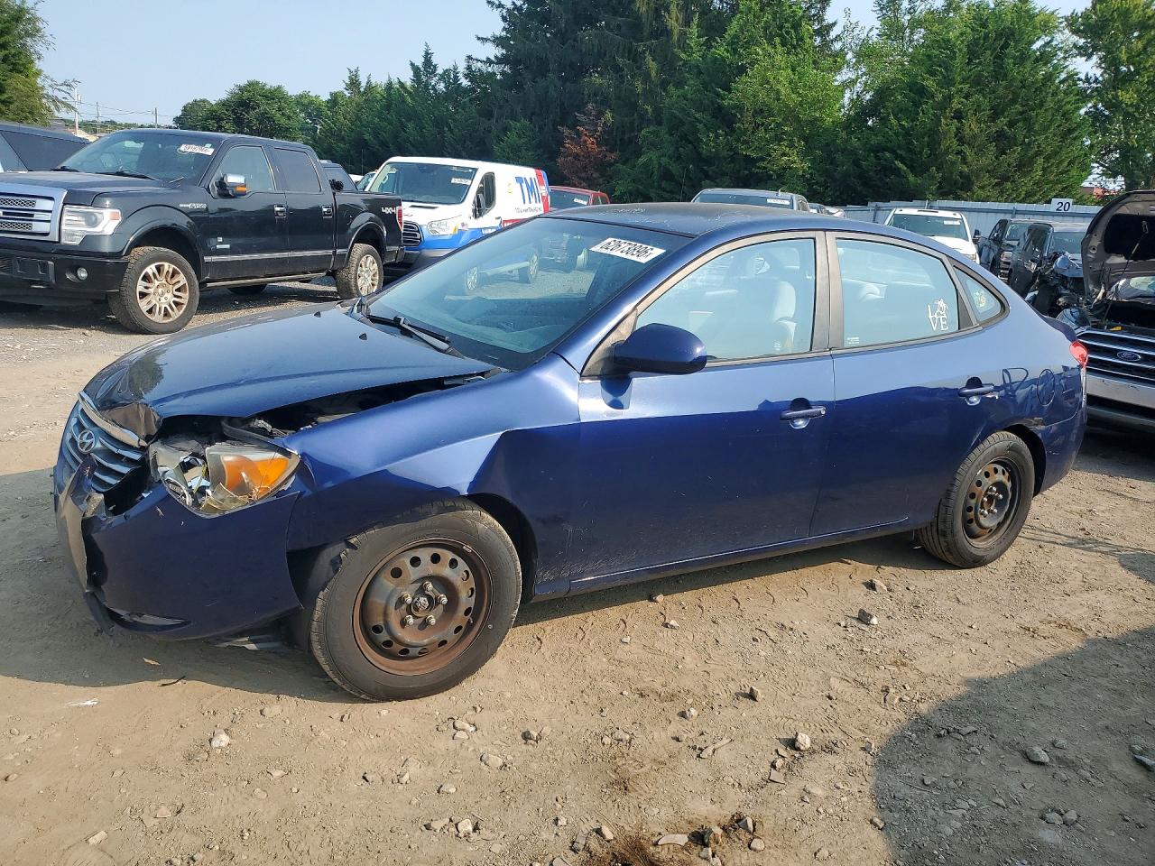 2010 Hyundai Elantra GLS, VIN KMHDU46D59U689669 — Front end