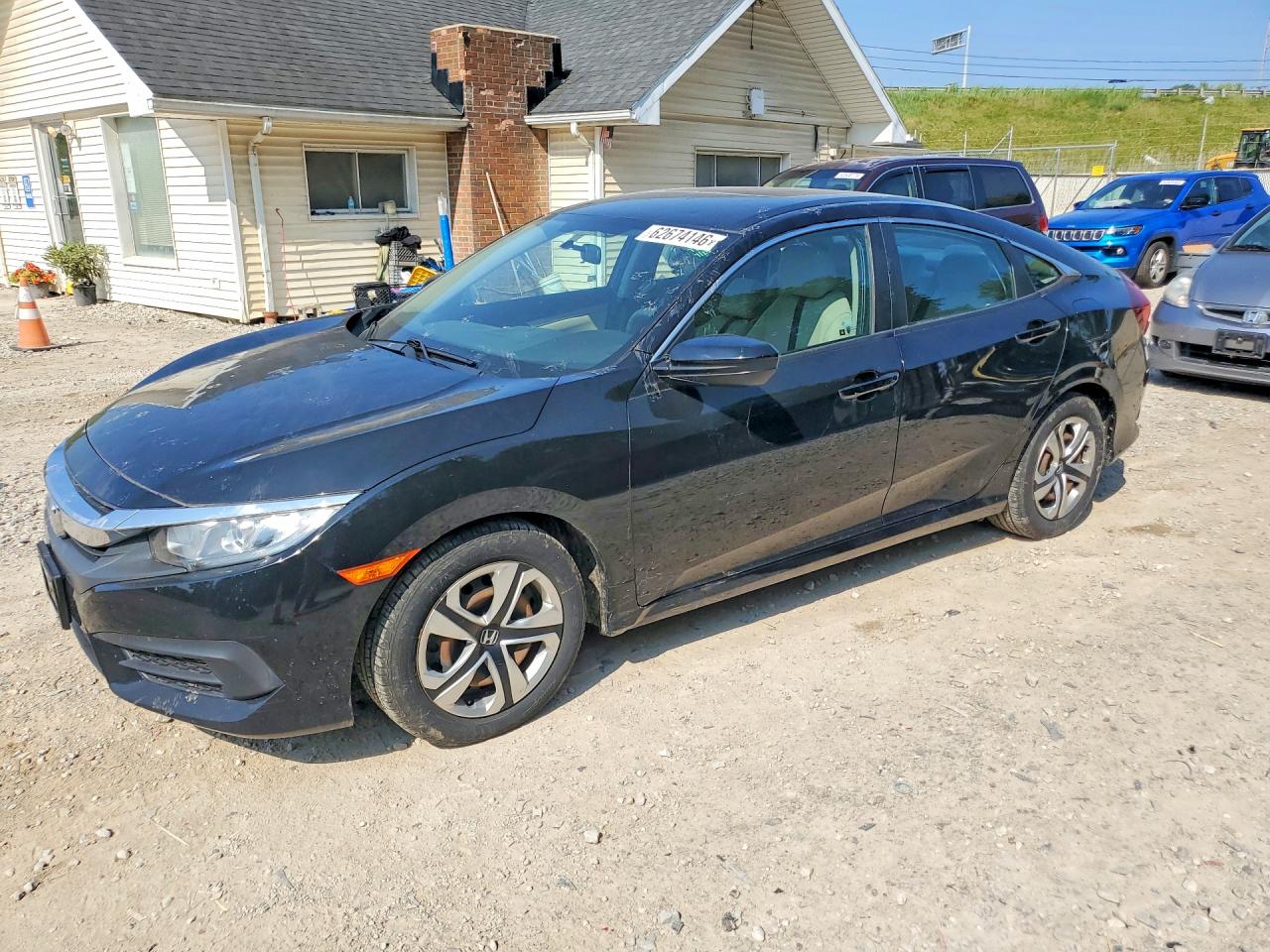 2017 Honda Civic LX, VIN 2HGFC2F54HH515155 — Hail