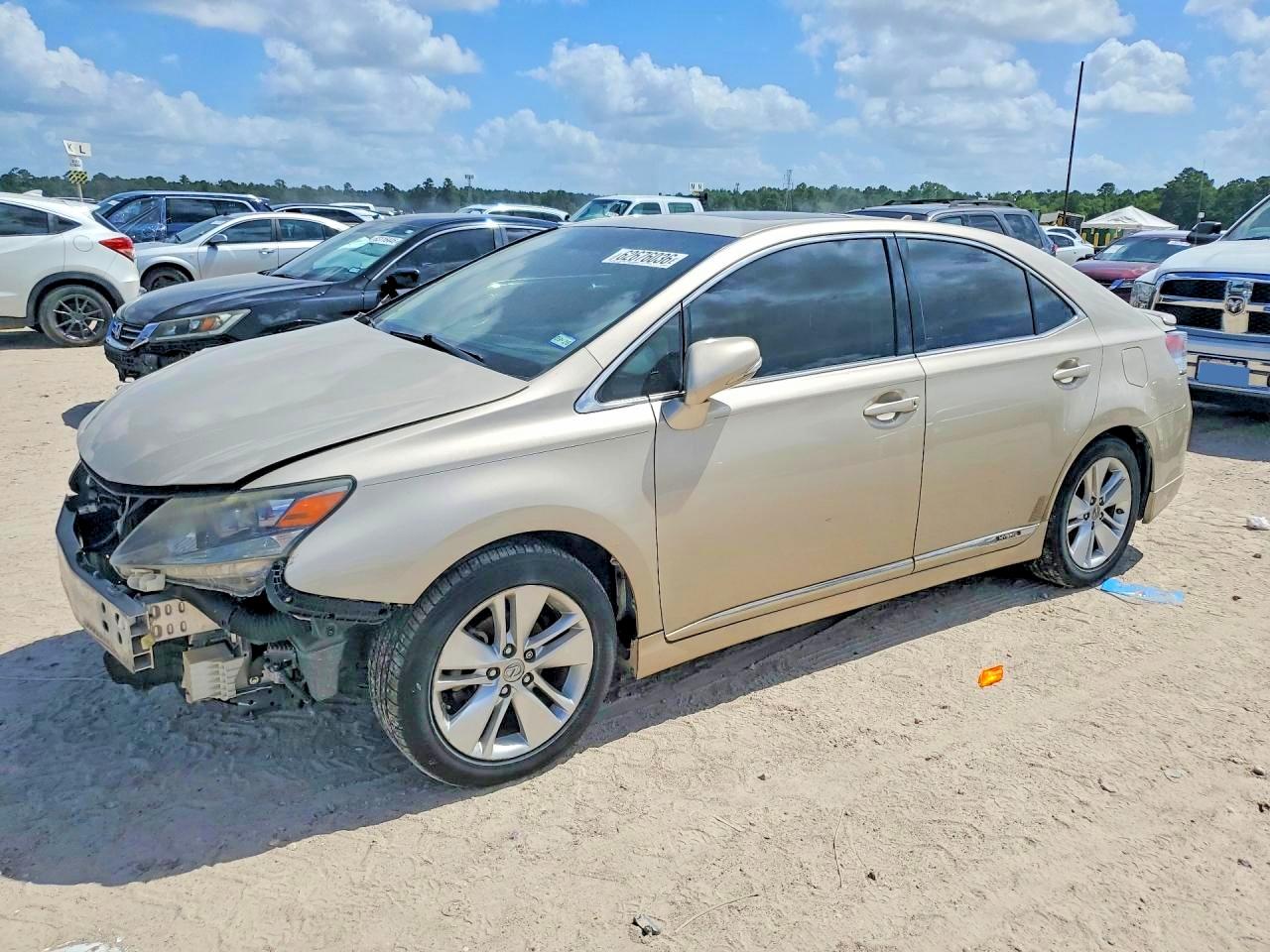 2011 Lexus HS 250h, VIN JTHBB1BA5B2046718 — Front end