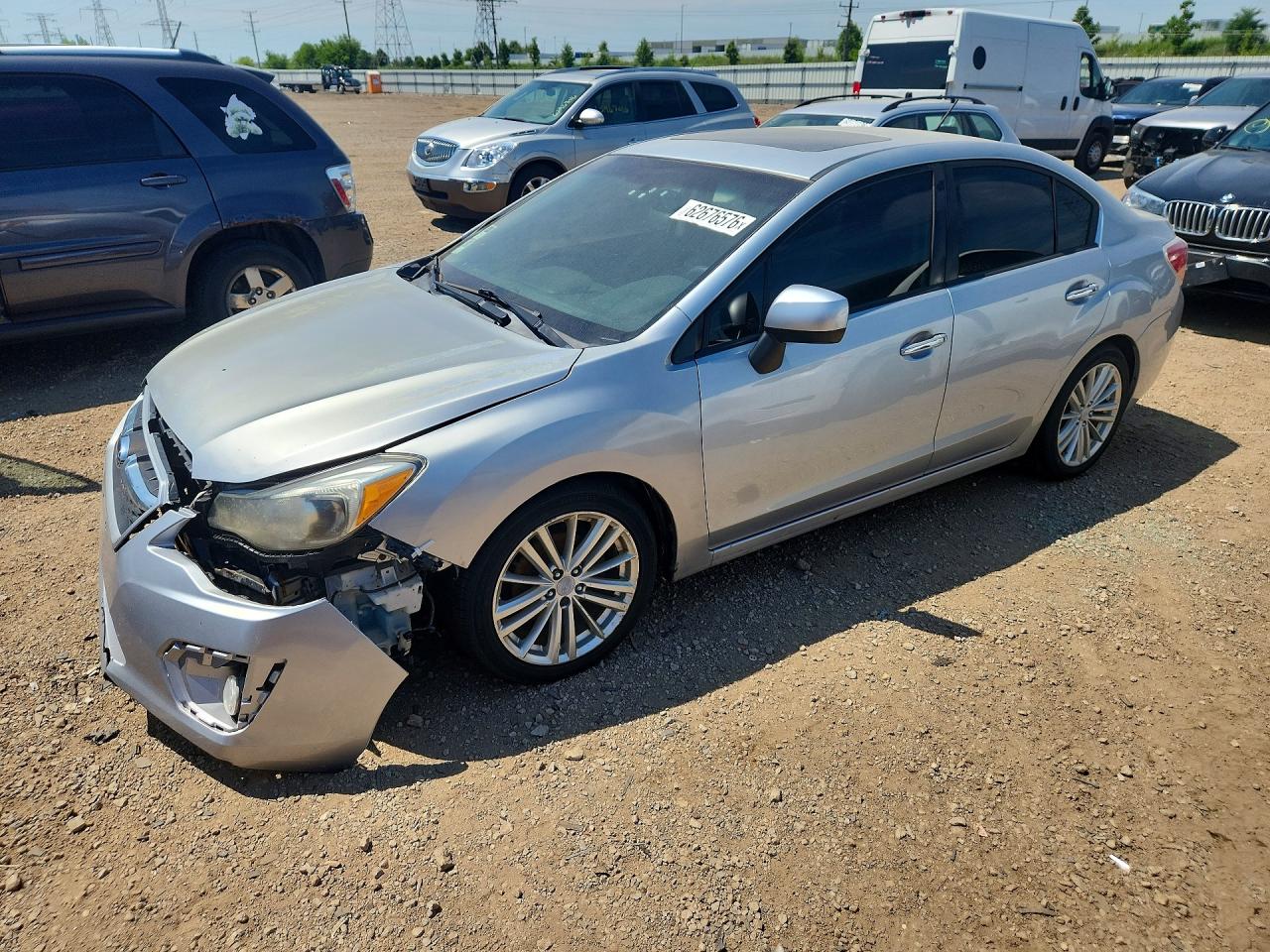 2014 Subaru Impreza Limited, VIN JF1GJAH61EH008195 — Front end
