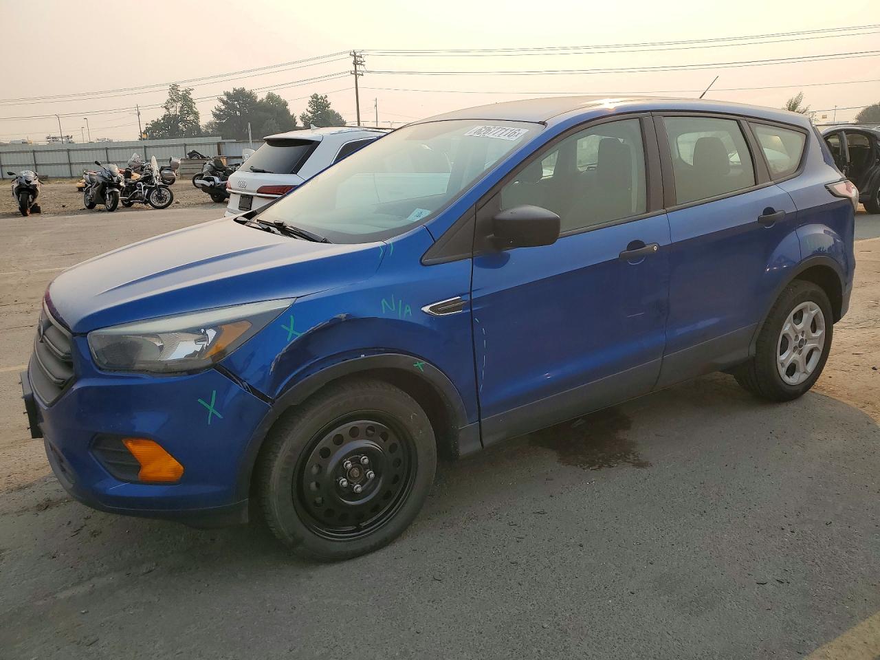 2018 Ford Escape S, VIN 1FMCU0F74JUA34809 — Front end