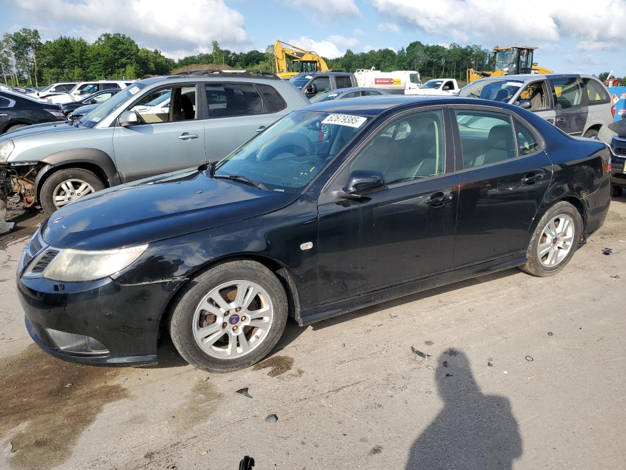 2011 Saab 9-3, VIN YS3FA4CY8B1313965 — Water / flood