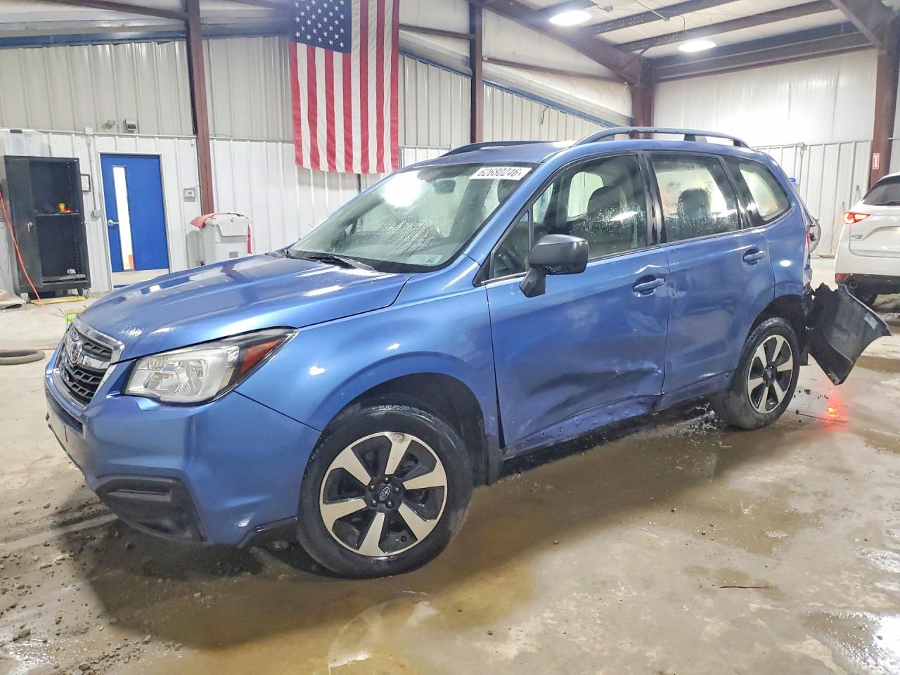 2018 Subaru Forester, VIN JF2SJABCXJH422025 — Rear end