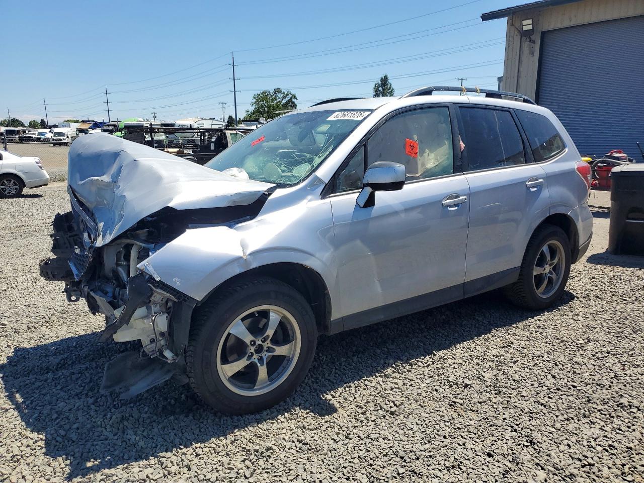 2016 Subaru Forester 2.5i, VIN JF2SJABC6GH405604 — Front end