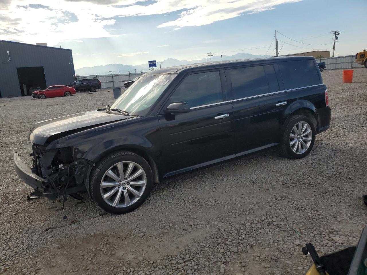 2018 Ford Flex Limited EcoBoost, VIN 2FMHK6DT6JBA09916 — Front end