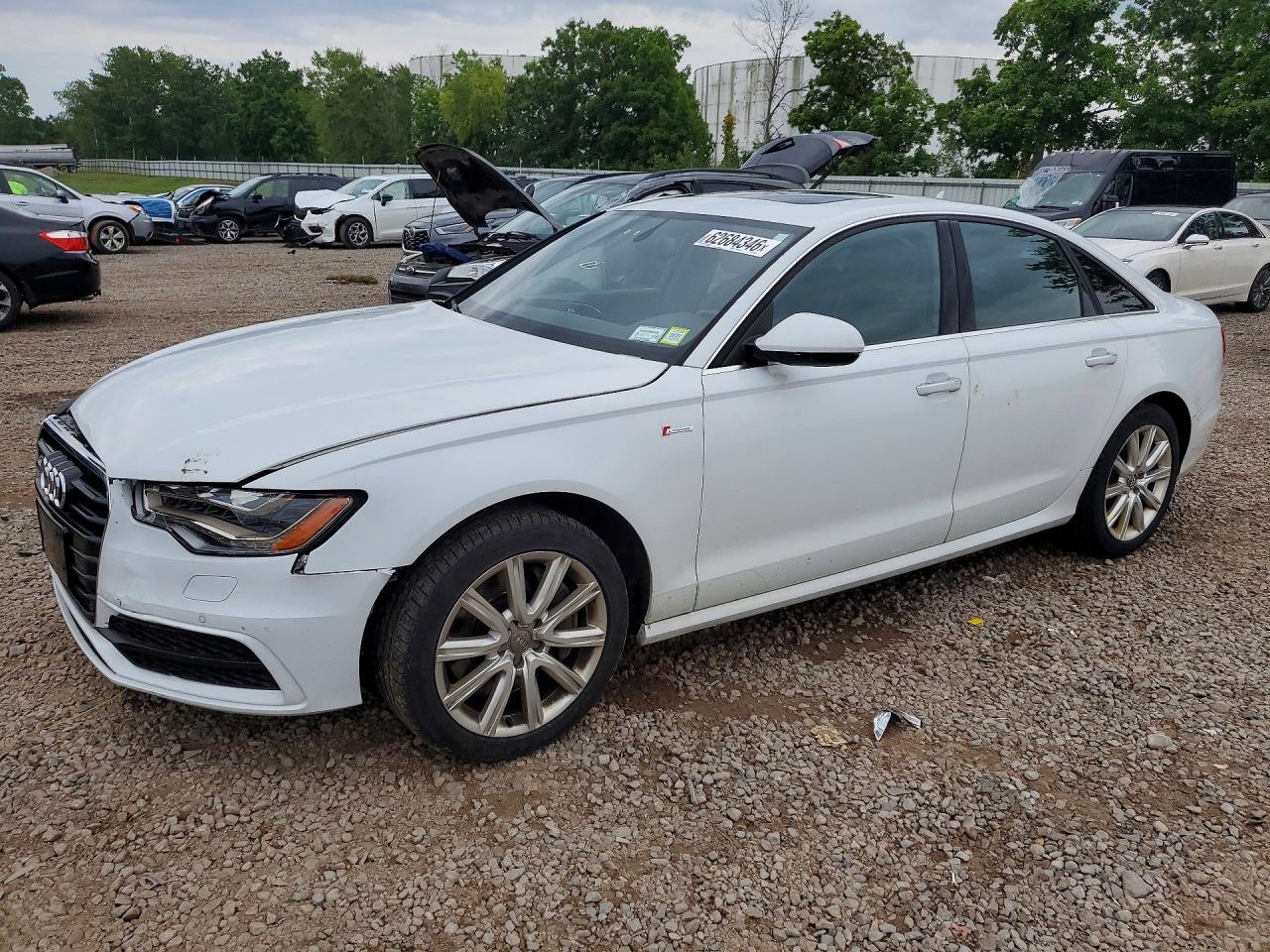 2015 Audi A6 Premium Plus, VIN WAUFGAFCXFN004062 — Front end