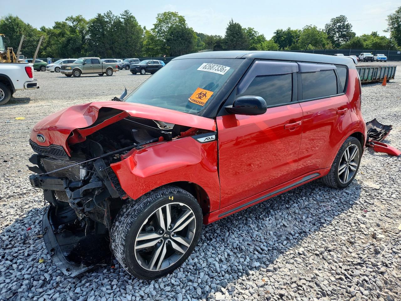2019 Kia Soul +, VIN KNDJP3A56K7665300 — Front end