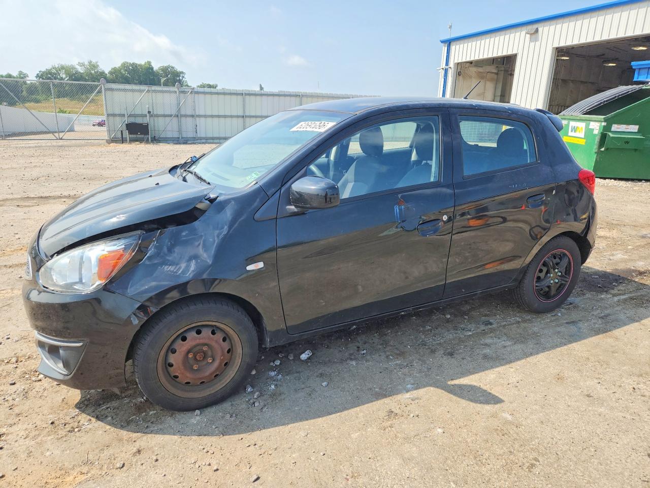 2017 Mitsubishi Mirage ES, VIN ML32A3HJ1HH013960 — Front end