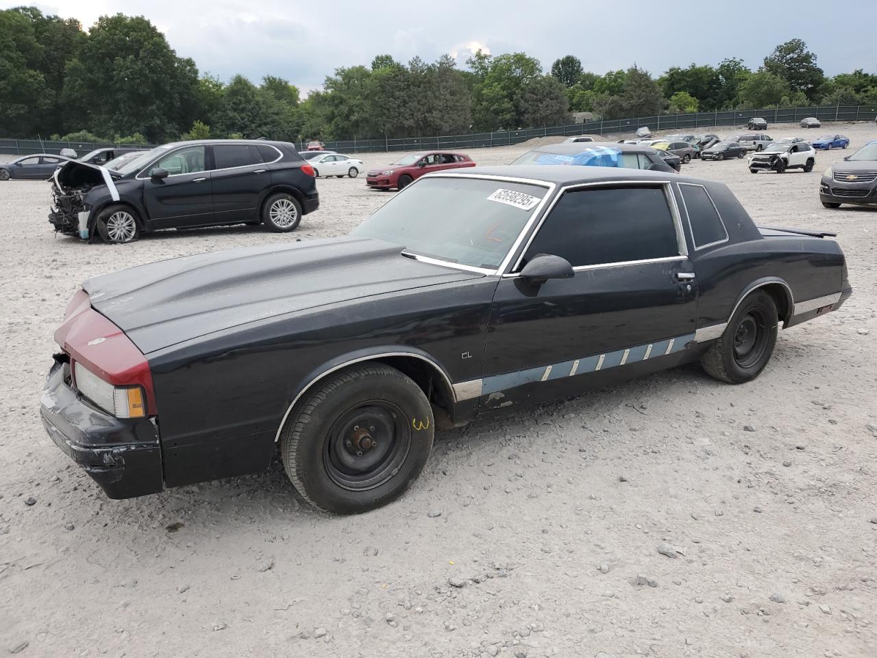 1987 Chevrolet Monte Carlo, VIN 1G1GZ11H2HR118047 — Front end
