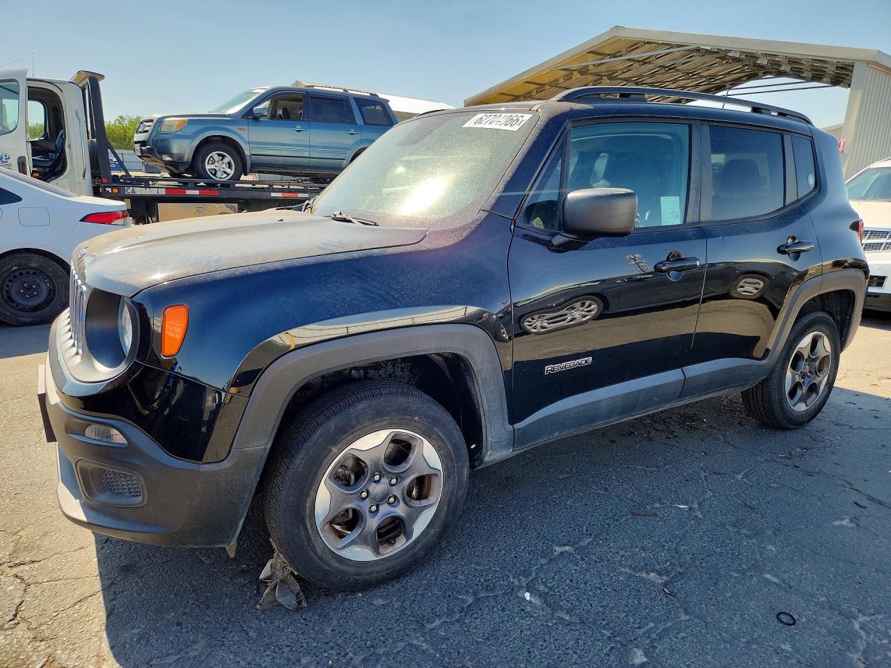 2018 Jeep Renegade Upland, VIN ZACCJBAB9JPH42849 — Rear end