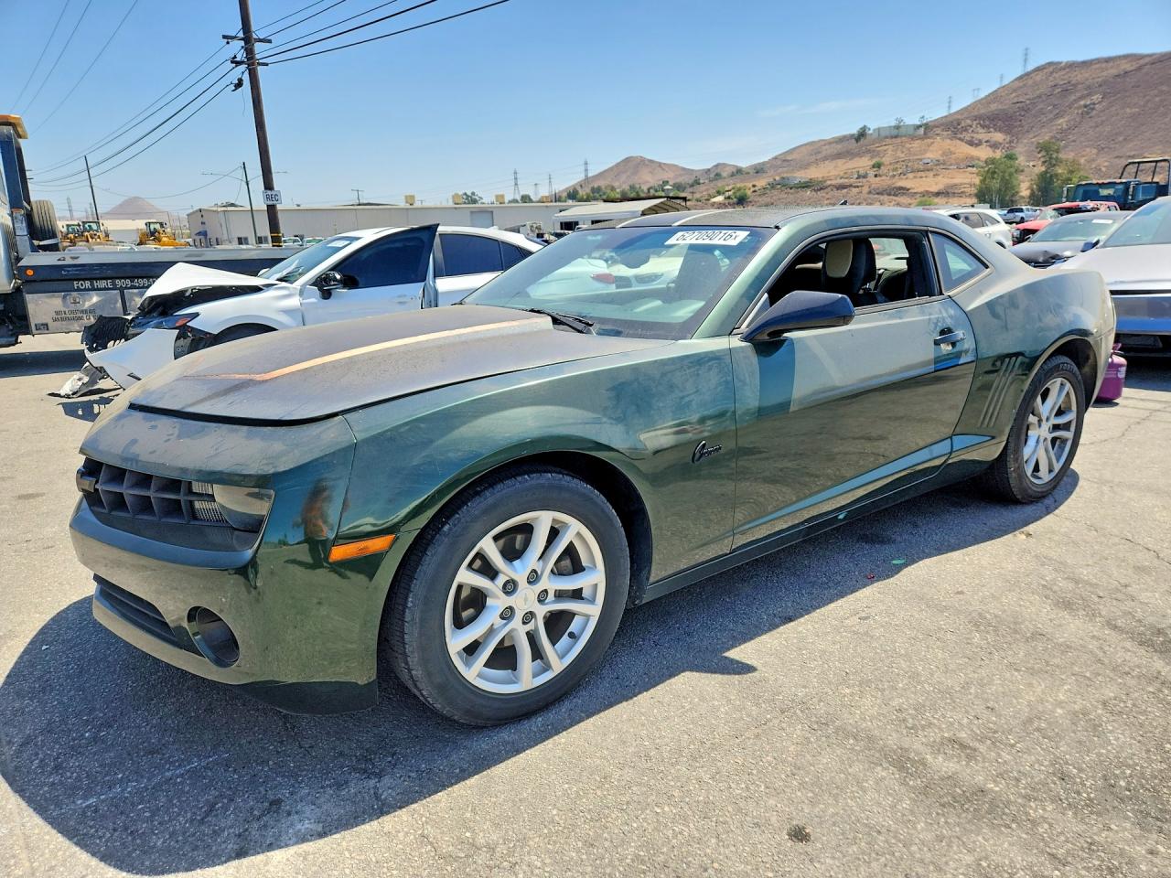 2011 Chevrolet Camaro 2LS, VIN 2G1FA1ED0B9124425 — Missing or altered VIN