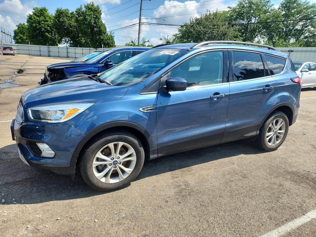 2018 Ford Escape SE, VIN 1FMCU9GD2JUA81247 — Side