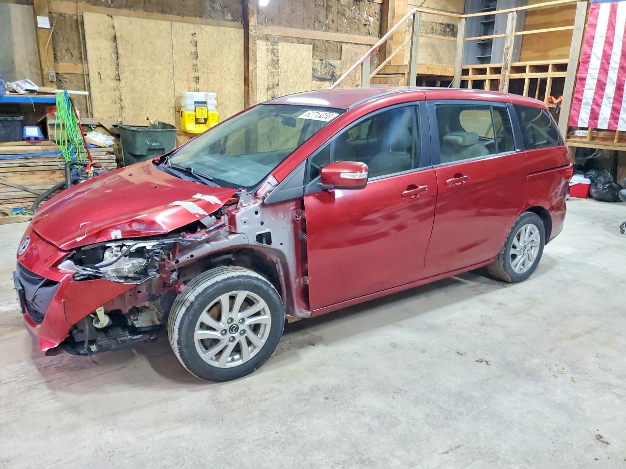 2013 Mazda 5 Sport, VIN JM1CW2BL0D0155362 — Front end