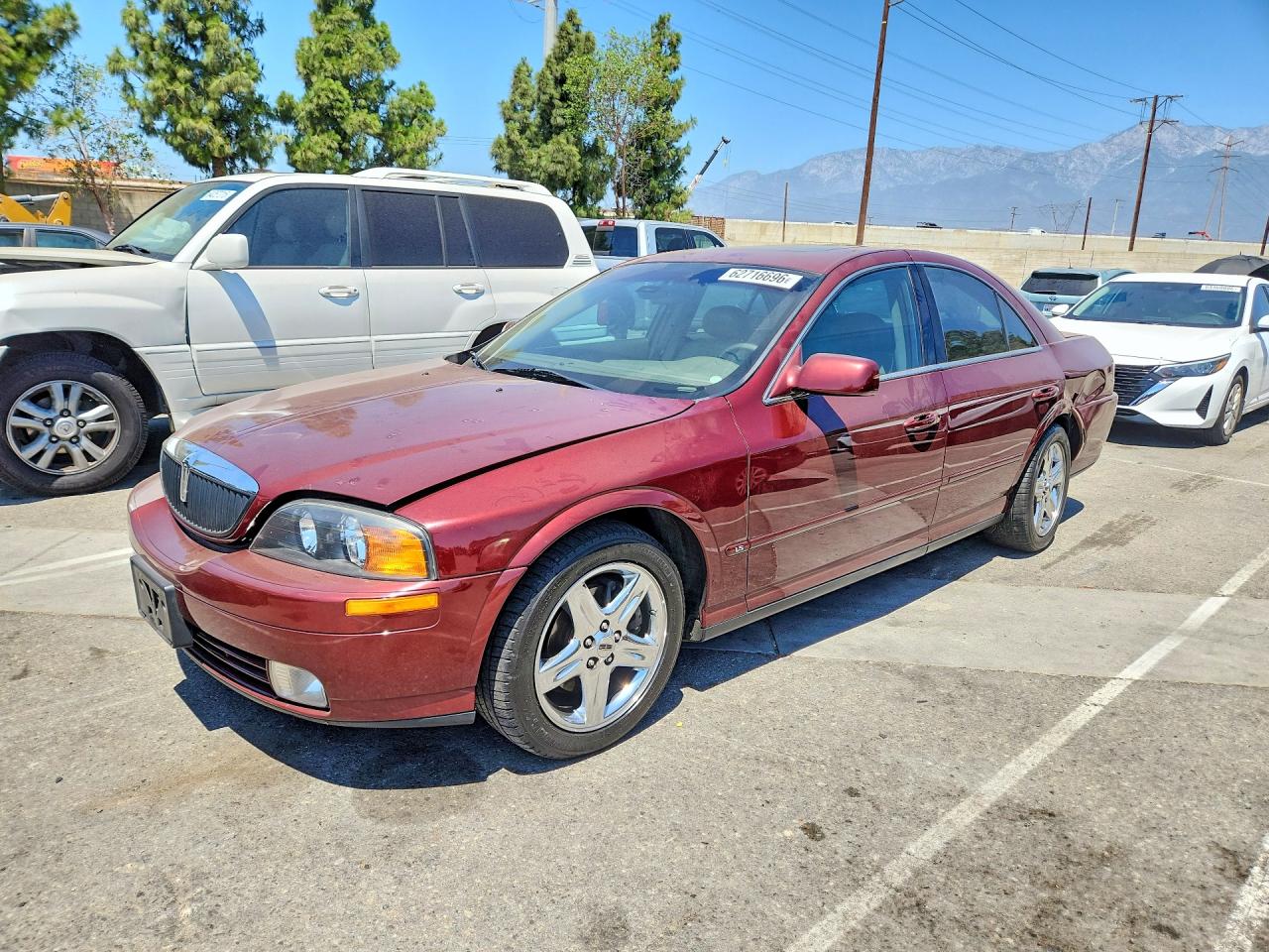 2001 Lincoln LS, VIN 1LNHM87A01Y605364 — Зад