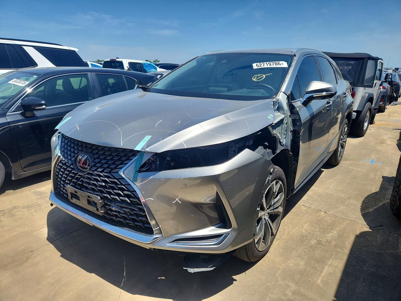 2020 Lexus RX 350, VIN 2T2HZMDA9LC237501 — Перед
