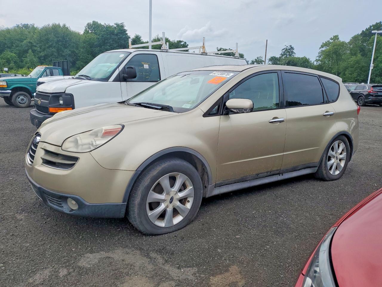 2007 Subaru Tribeca Limited, VIN 4S4WX86D974401480 — Front end