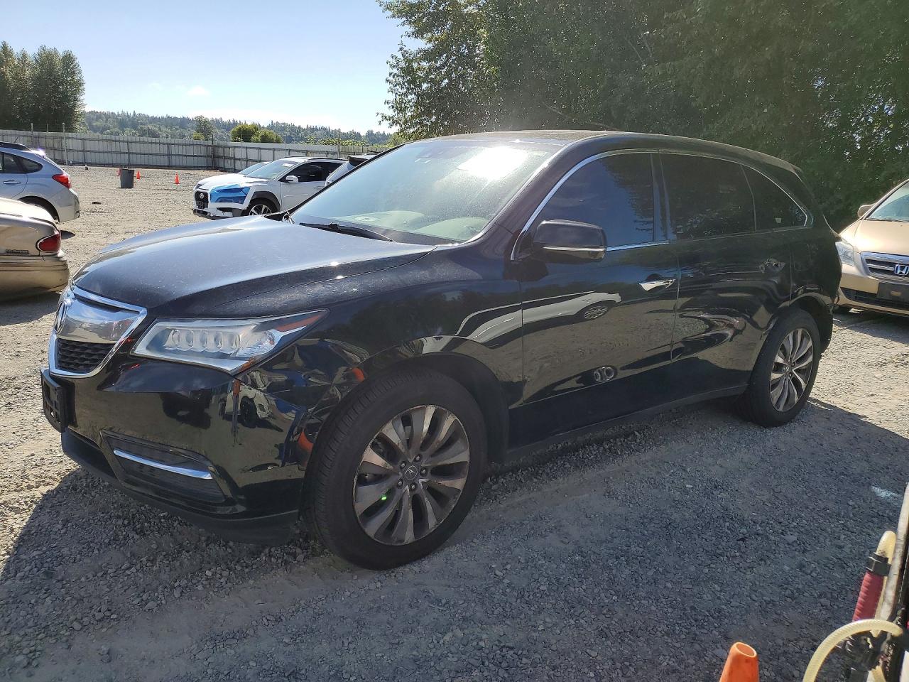 2015 Acura MDX Technology, VIN 5FRYD4H42FB032138 — Rear end