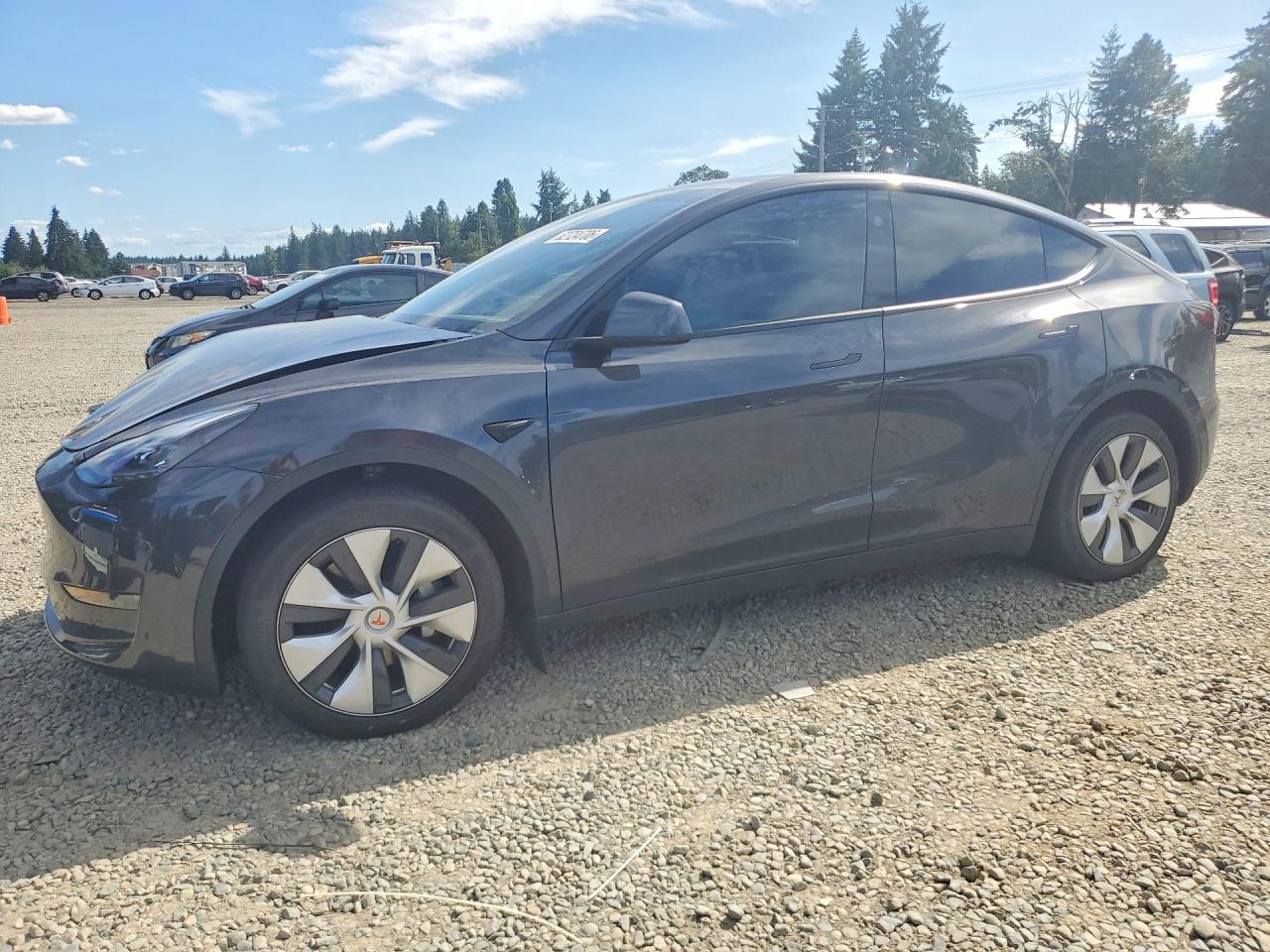 2024 Tesla Model Y Long Range, VIN 7SAYGDEE0RF053793 — Front end