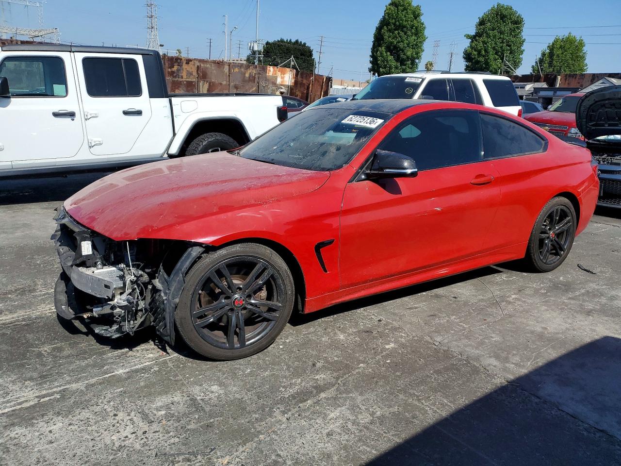 2014 BMW 4 Series 428i, VIN WBA3N7C57EK220372 — Front end