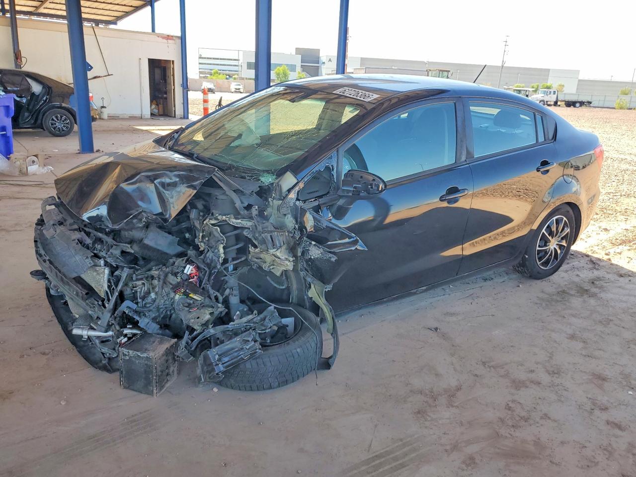 2017 Kia Rio LX, VIN KNADM4A38H6026860 — Front end