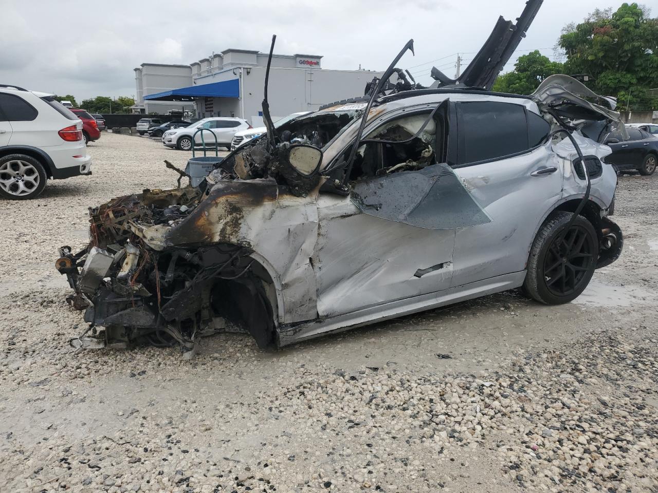 2021 Alfa Romeo Stelvio Ti, VIN ZASPAKBN0M7D14767 — Burn