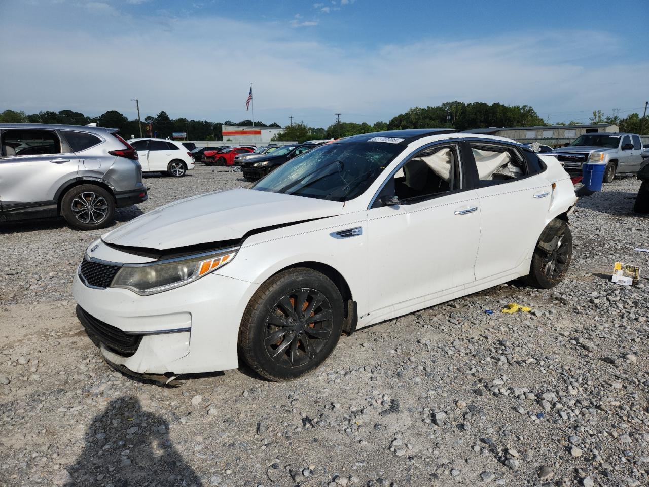 2016 Kia Optima EX, VIN 5XXGU4L37GG064318 — Biohazard / chemical