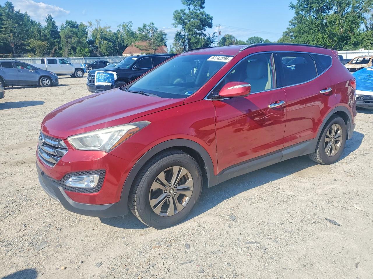 2013 Hyundai Santa Fe Sport, VIN 5XYZU3LB9DG072888 — Rear end