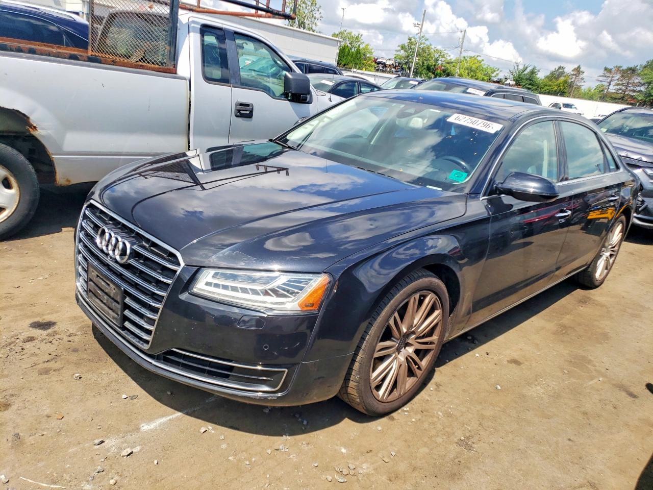2015 Audi A8 3.0L TDI, VIN WAU3MAFDXFN002221 — Front end