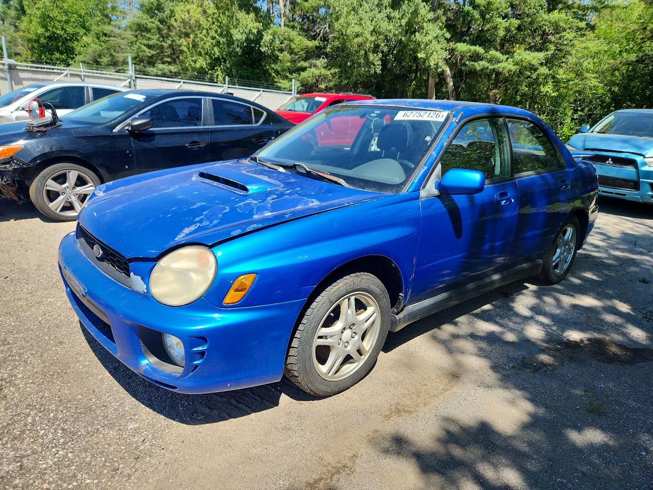 2002 Subaru Impreza WRX, VIN JF1GD29692G506870 — Undercarriage
