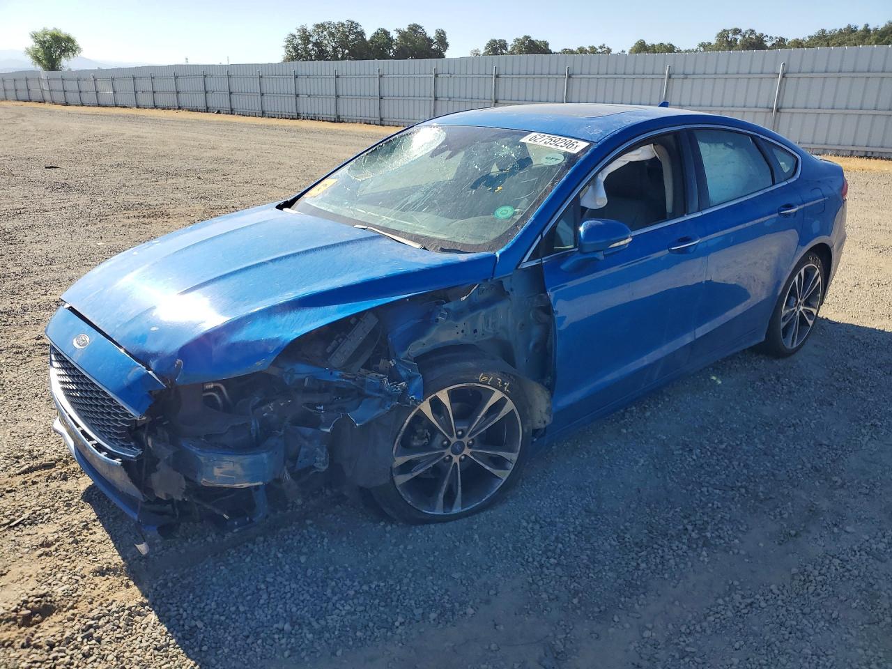 2020 Ford Fusion Titanium, VIN 3FA6P0D95LR203376 — Front end
