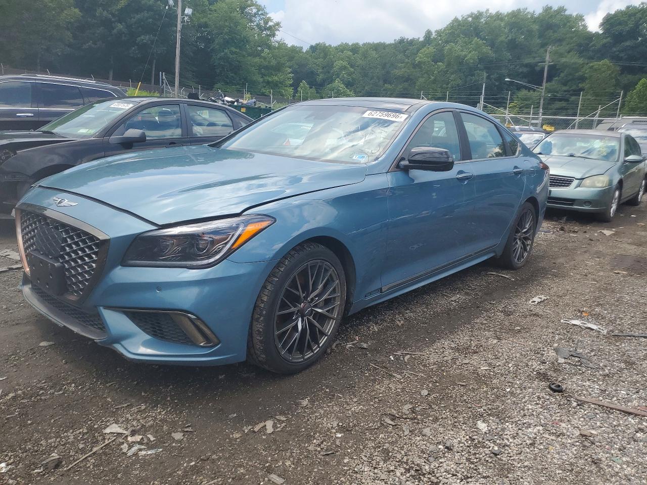 2018 Genesis G80 Sport, VIN KMHGN4JB4JU229410 — Механическое