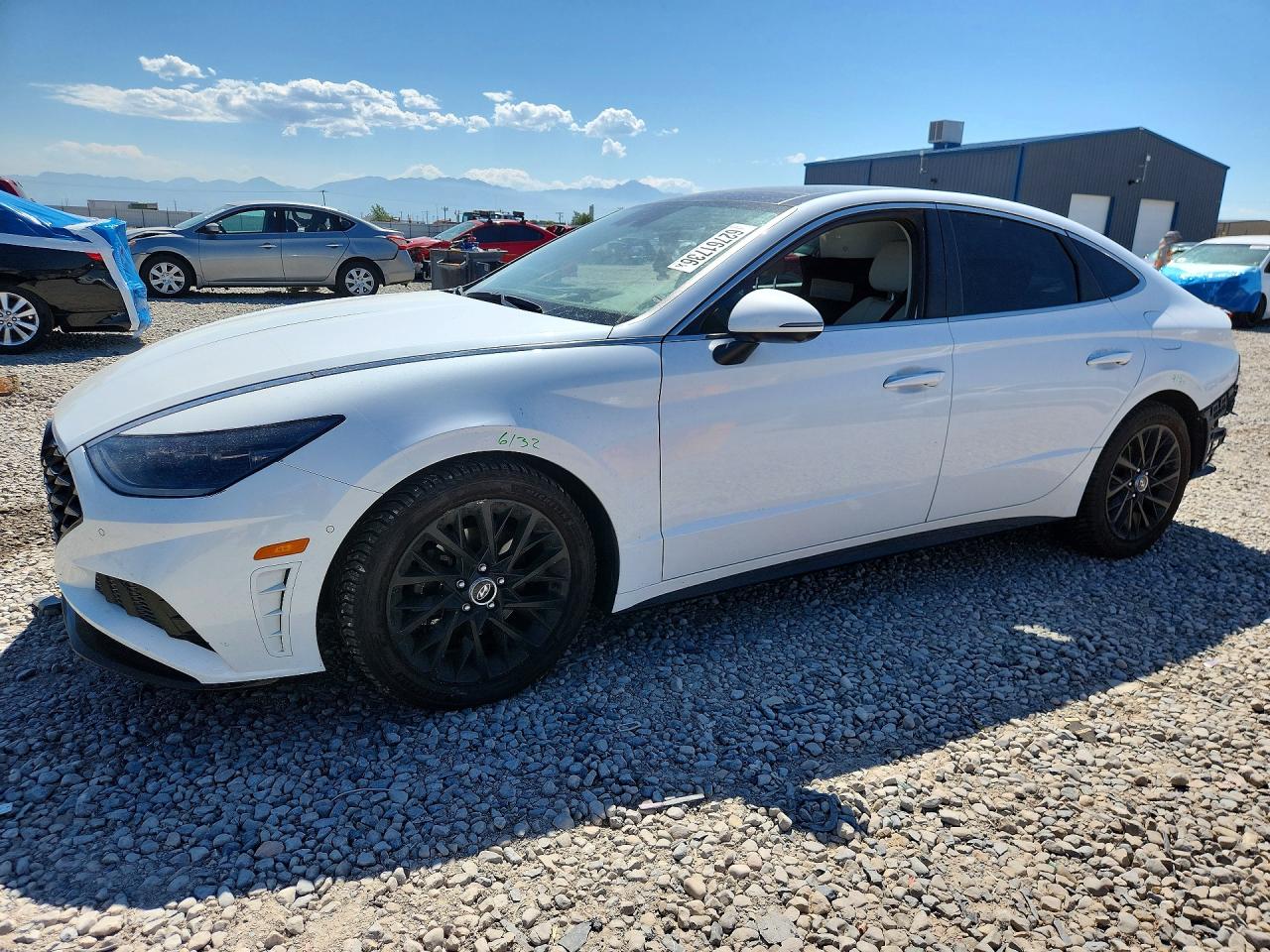 2021 Hyundai Sonata Limited, VIN 5NPEH4J26MH077244 — Зад