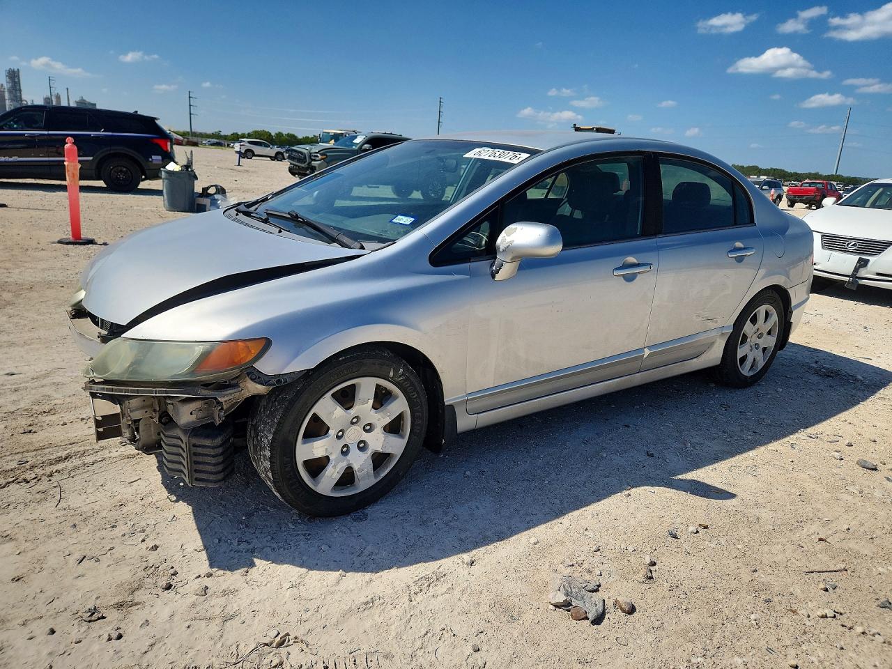 2008 Honda Civic LX, VIN 1HGFA16598L065585 — Front end