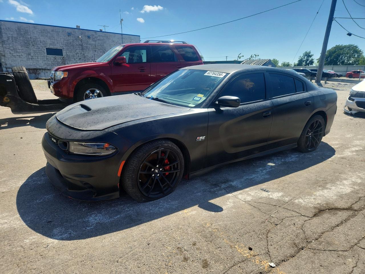 2022 Dodge Charger Scat Pack, VIN 2C3CDXGJ5NH208925 — Rear end