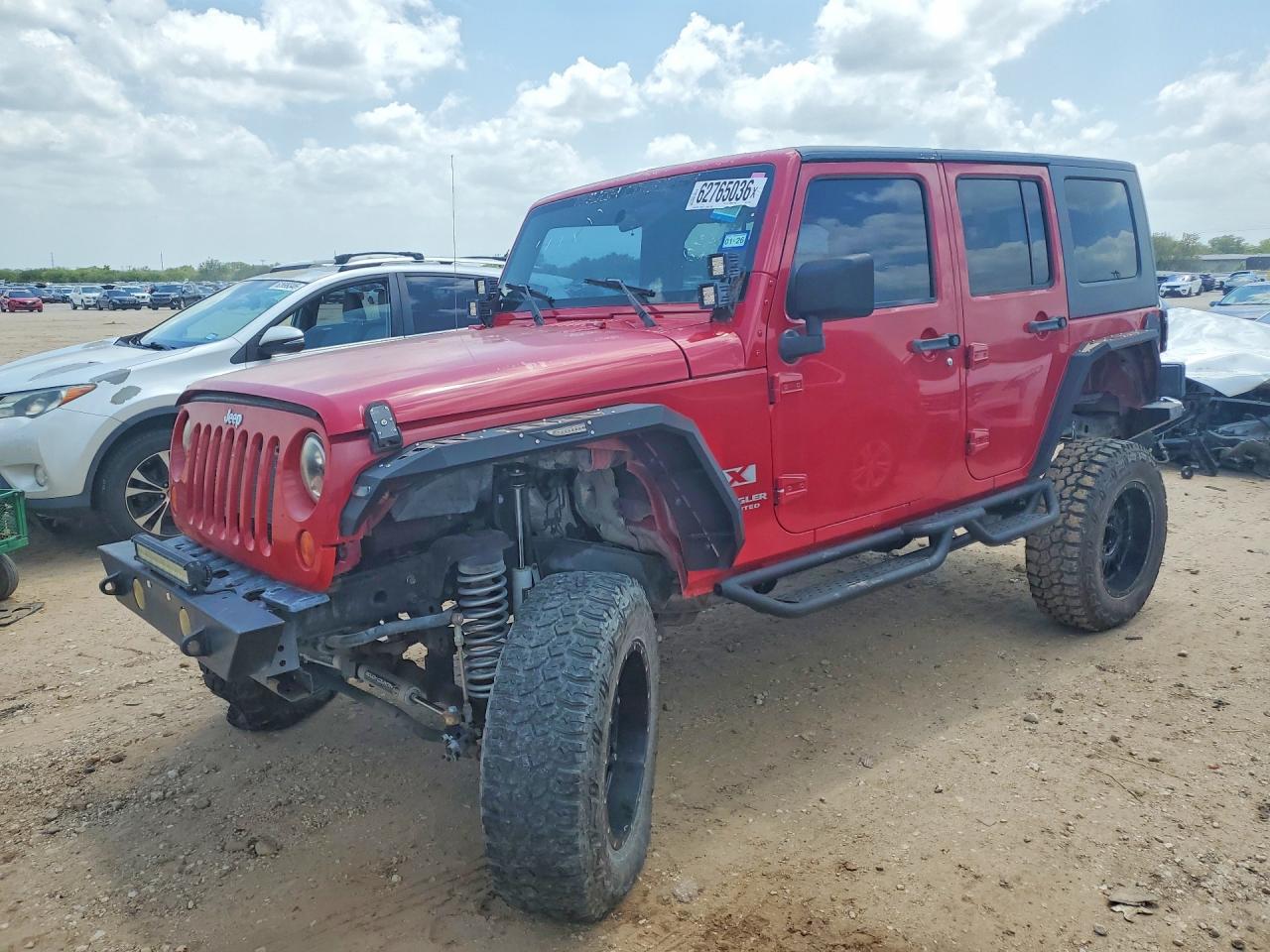 2007 Jeep Wrangler Unlimited X, VIN 1J4GB39137L111604 — Undercarriage