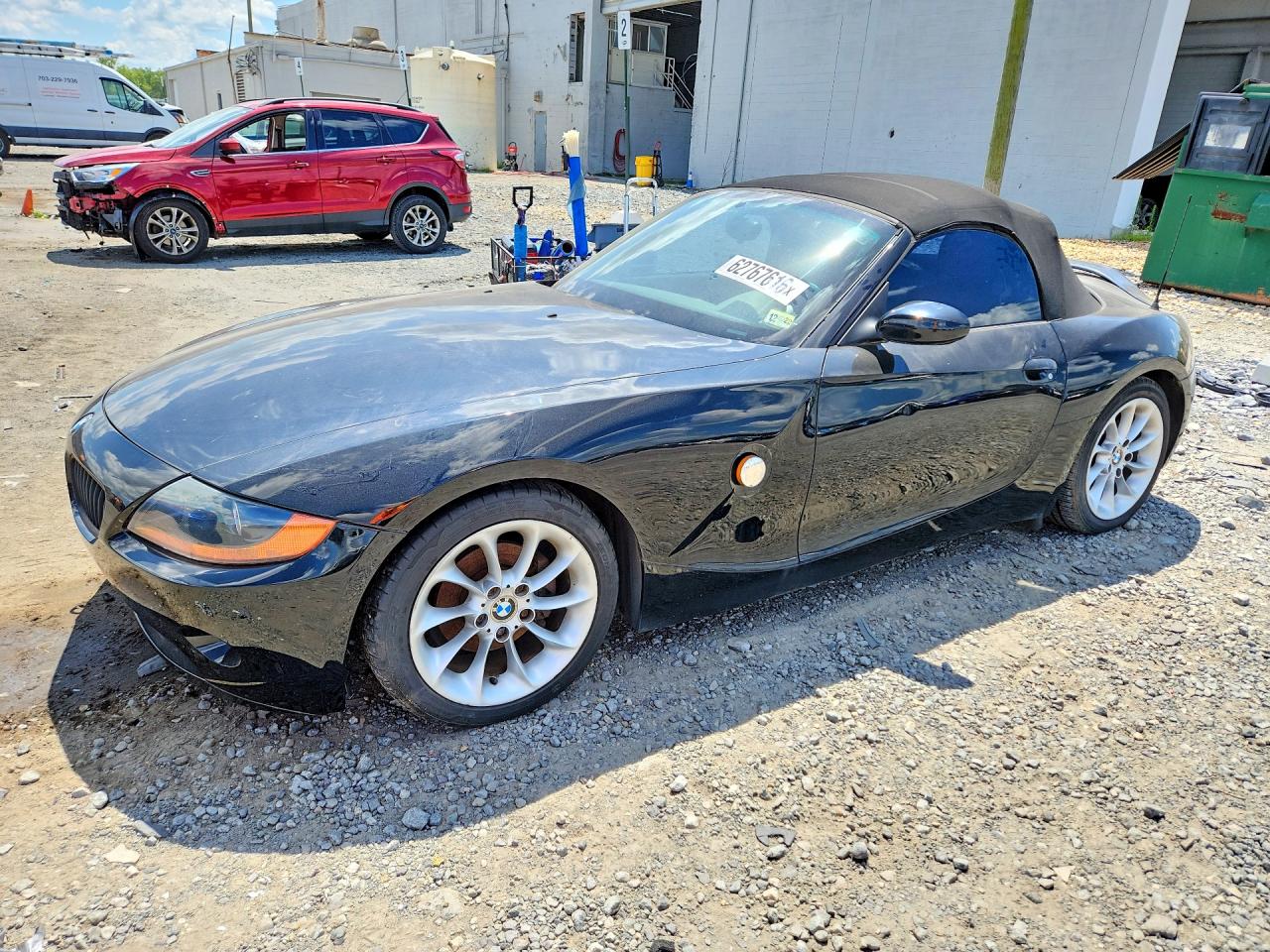 2003 BMW Z4 2.5i, VIN 4USBT33483LR65265 — Мелкие вмятины и царапины