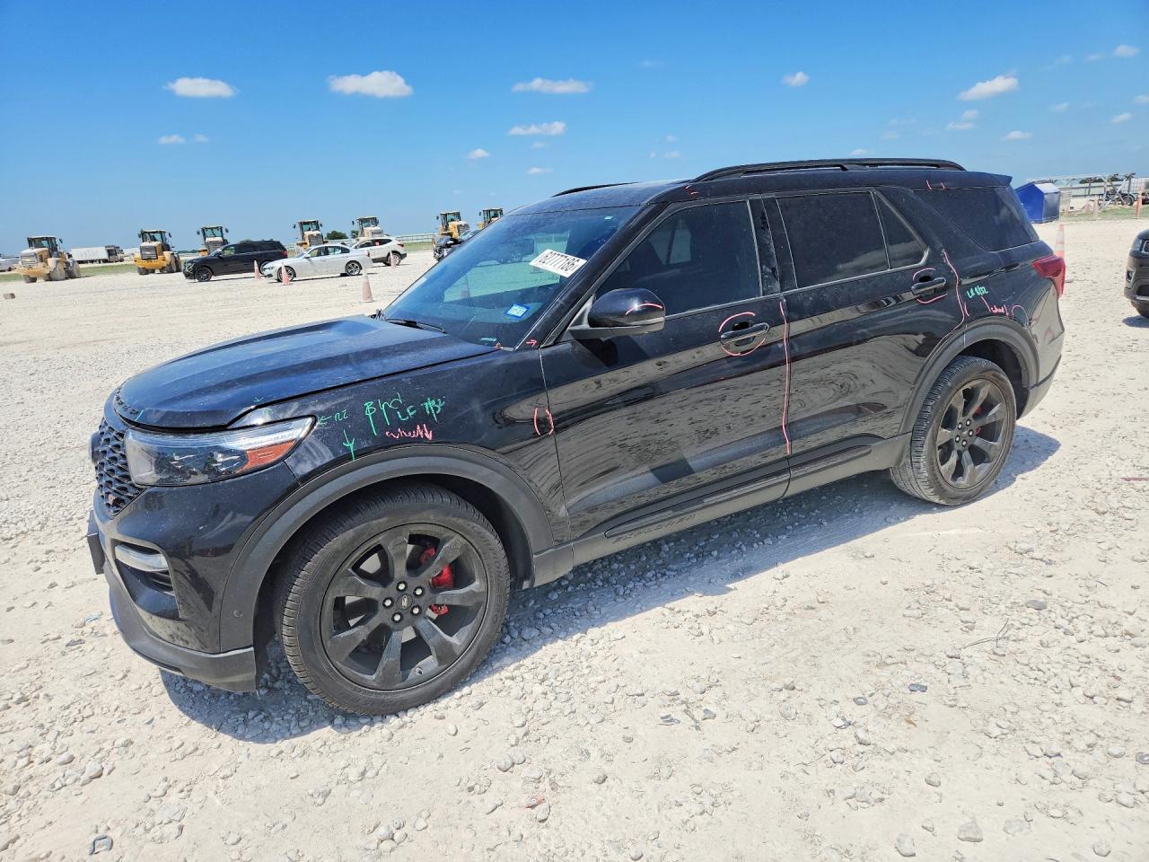 2020 Ford Explorer ST, VIN 1FM5K8GC7LGA26990 — Rear end