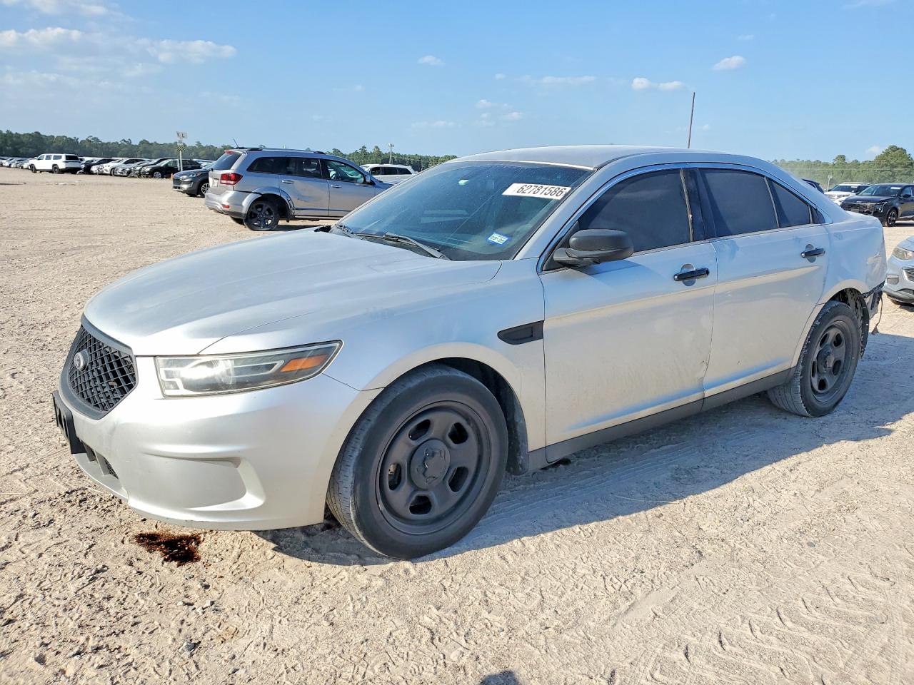 2014 Ford Police Interceptor, VIN 1FAHP2MK0EG175147 — Rear end