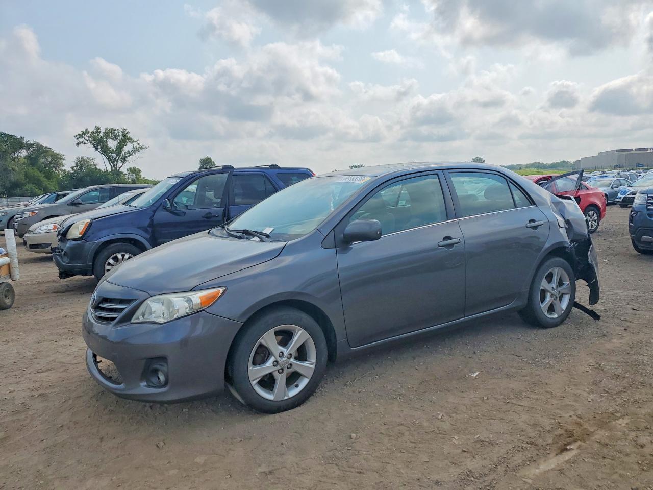 2013 Toyota Corolla S, VIN 5YFBU4EE4DP198828 — Rear end