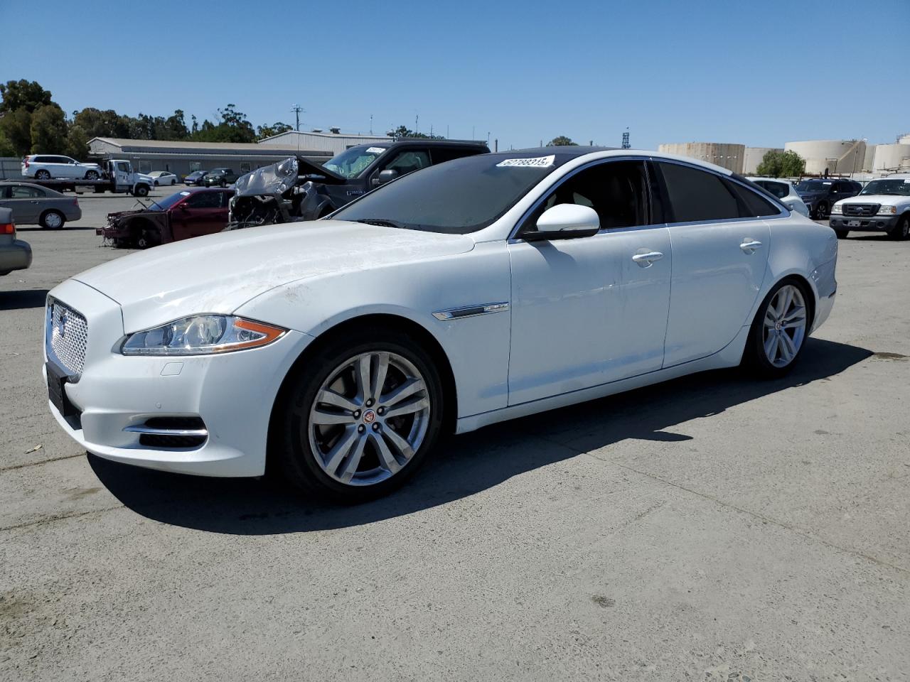 2015 Jaguar XJ, VIN SAJWA1CZ4F8V87421 — Interior fire