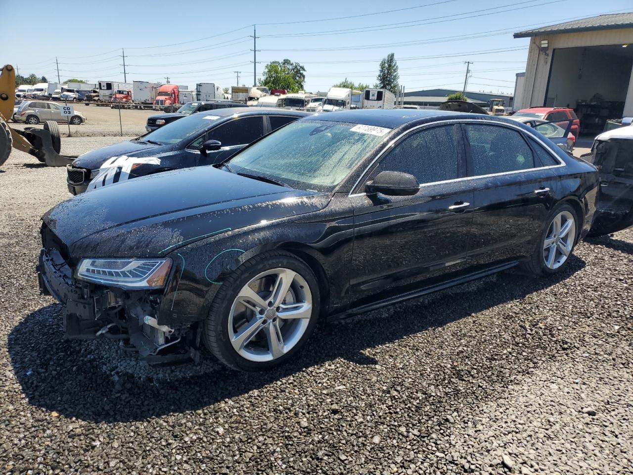 2018 Audi A8, VIN WAU44AFD4JN000803 — Front end