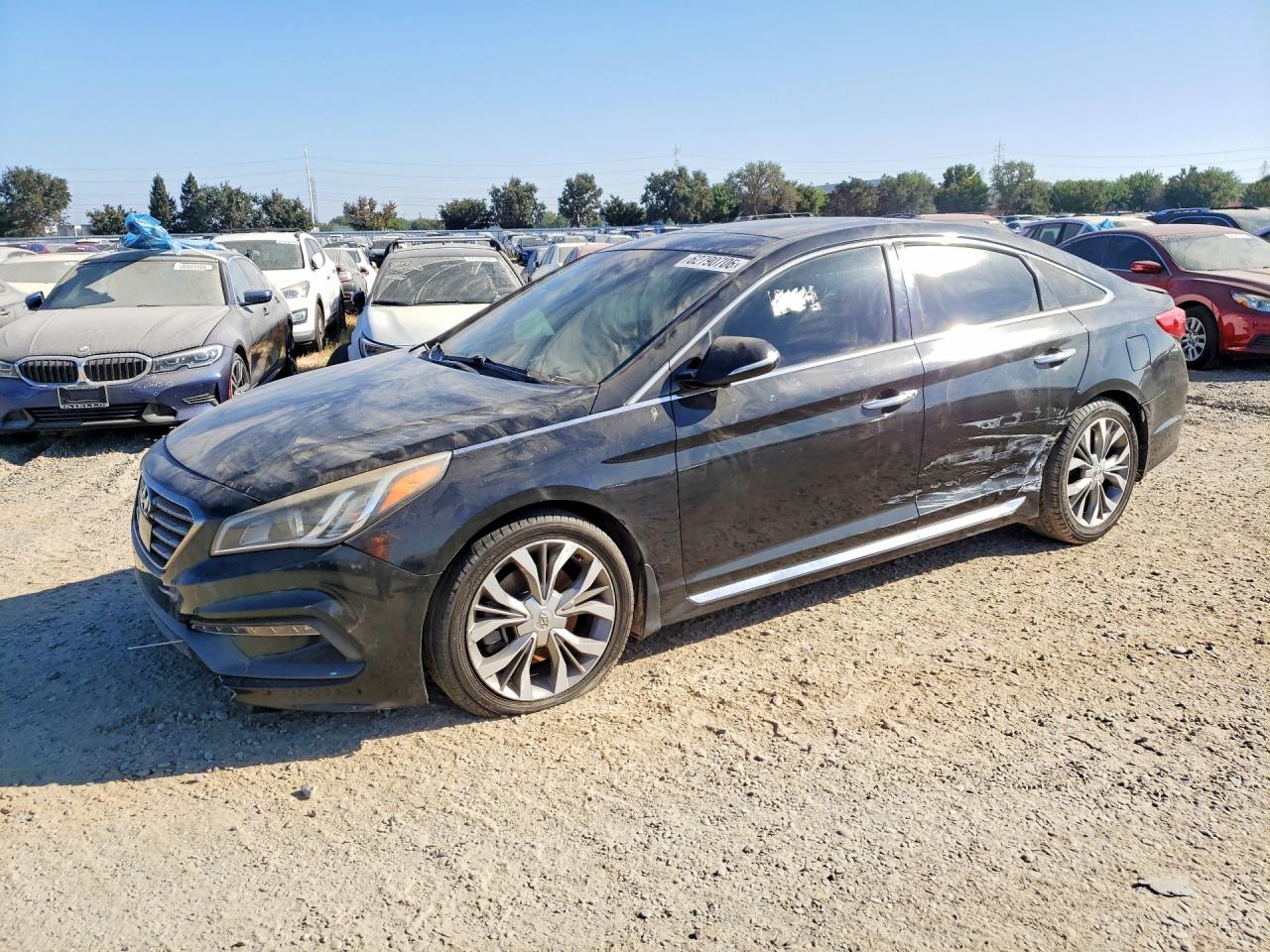 2015 Hyundai Sonata Sport, VIN 5NPE34ABXFH248997 — Side