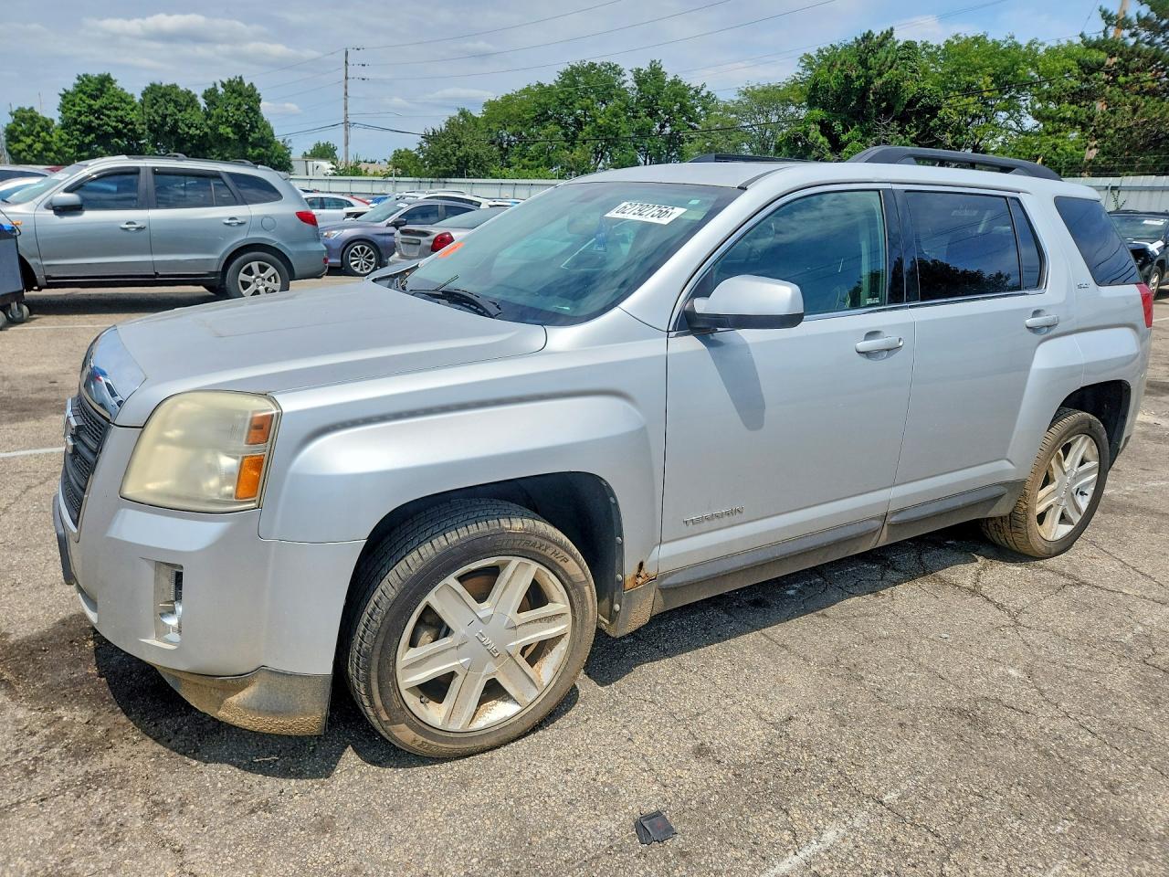 2010 GMC Terrain SLT-1, VIN 2CTALFEW0A6407793 — Днище