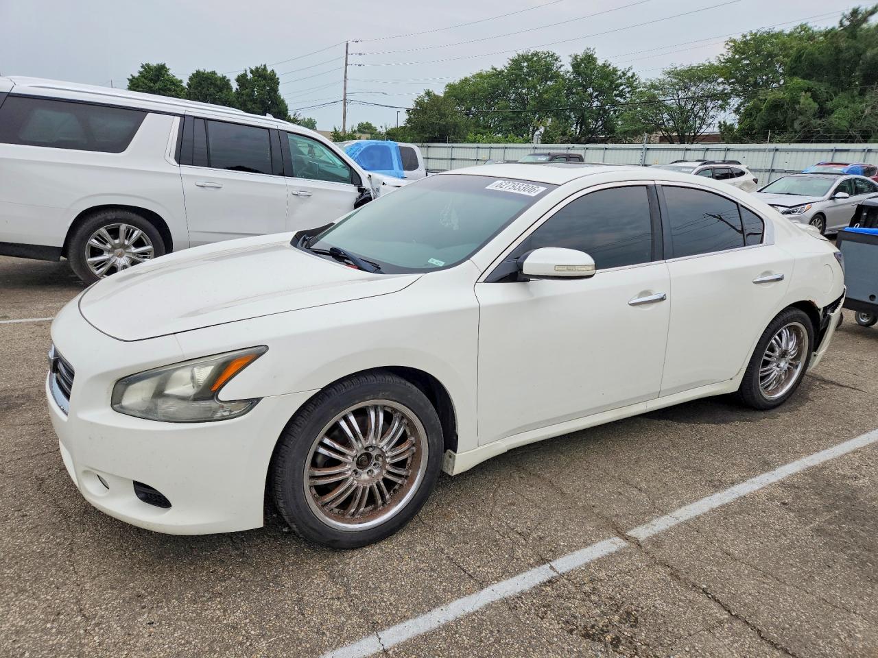 2012 Nissan Maxima SV, VIN 1N4AA5AP0CC850021 — Зад