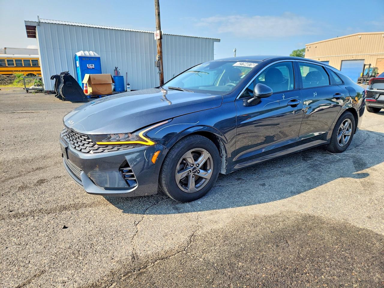 2023 Kia K5 LXS, VIN 5XXG14J25PG212887 — Front end