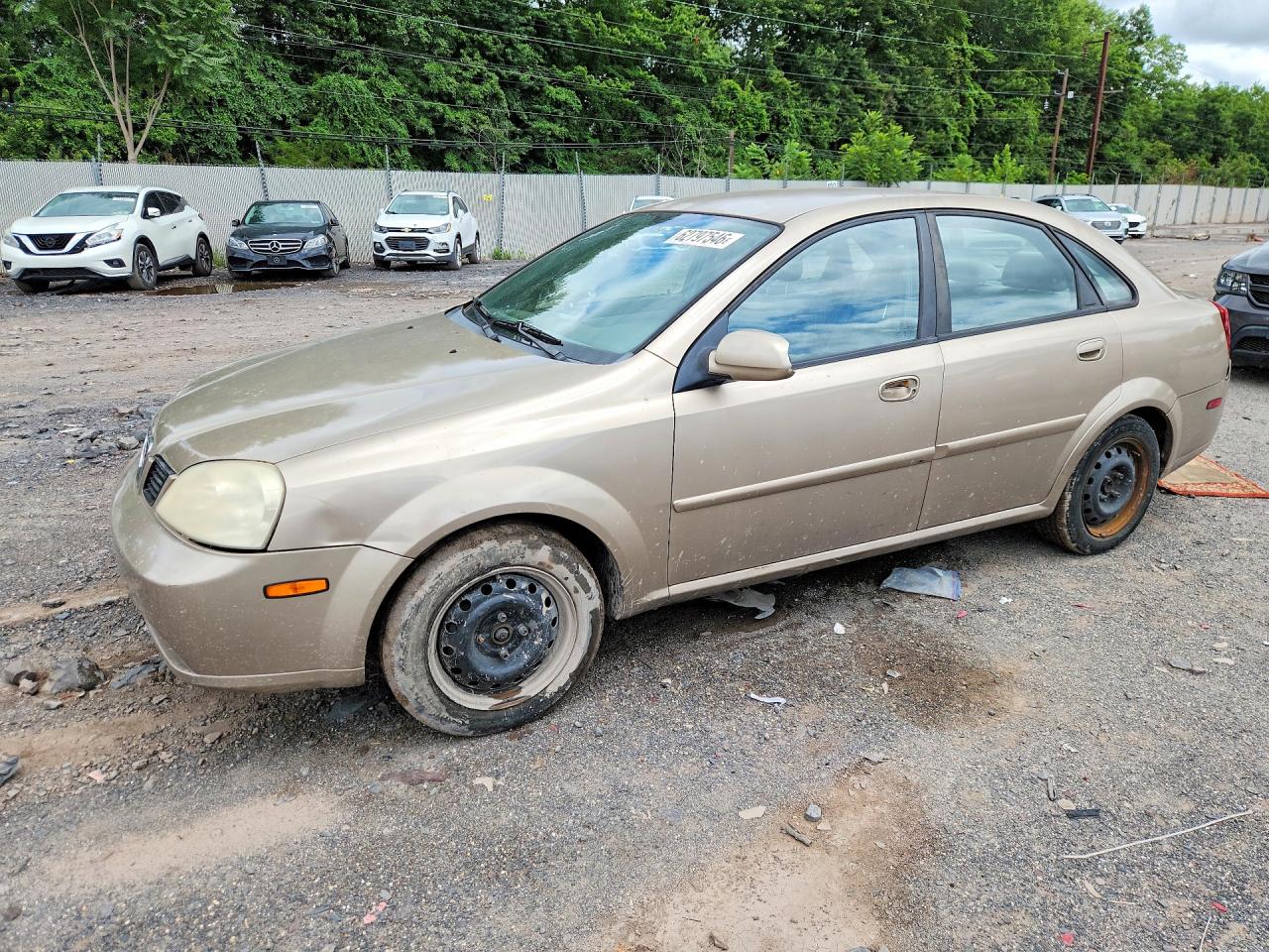 2004 Suzuki Forenza S, VIN KL5JD52Z34K946529 — Rear end