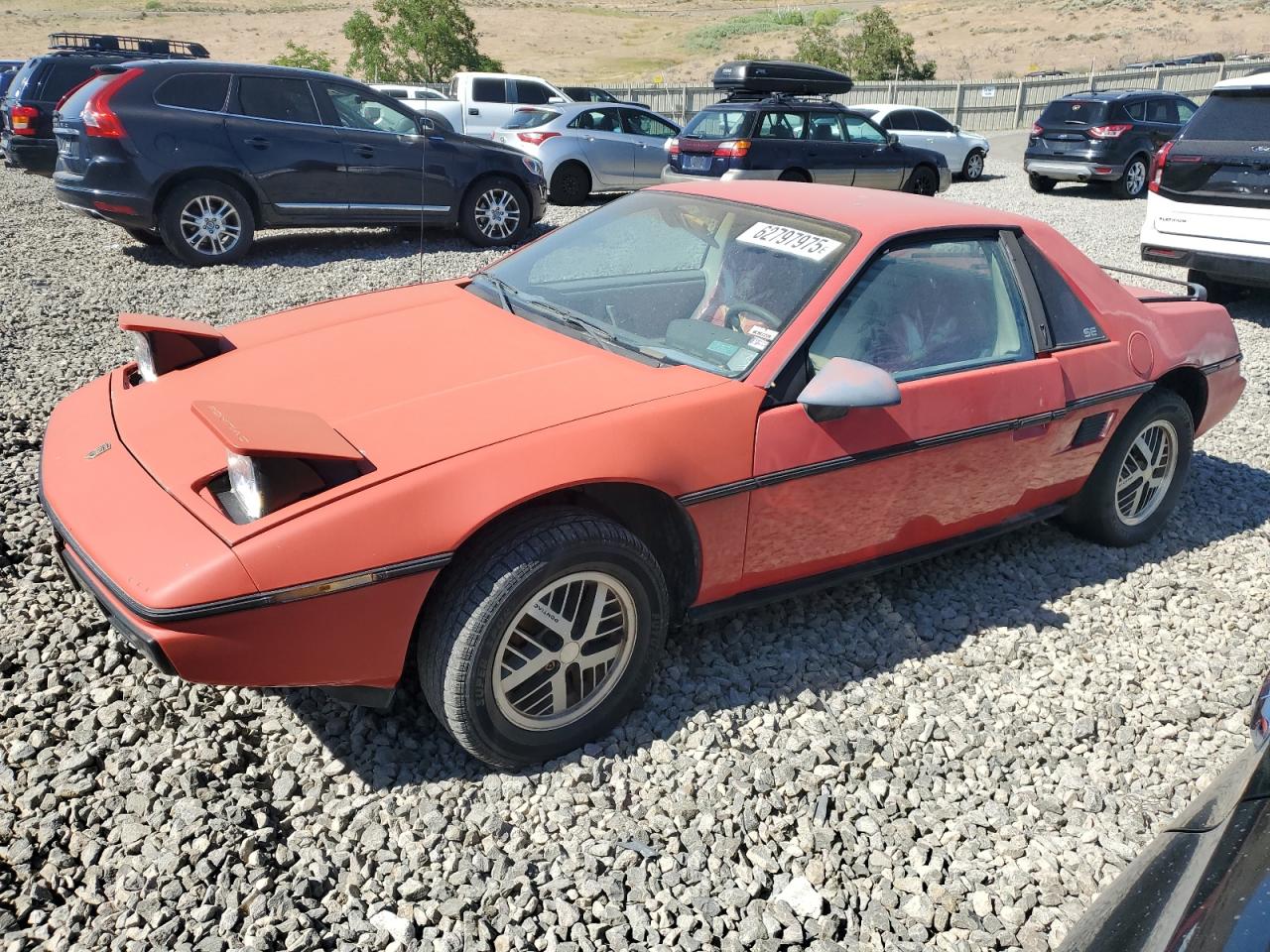 1984 Pontiac Fiero, VIN 1G2AF37R9EP224539 — Minor dents and scratches