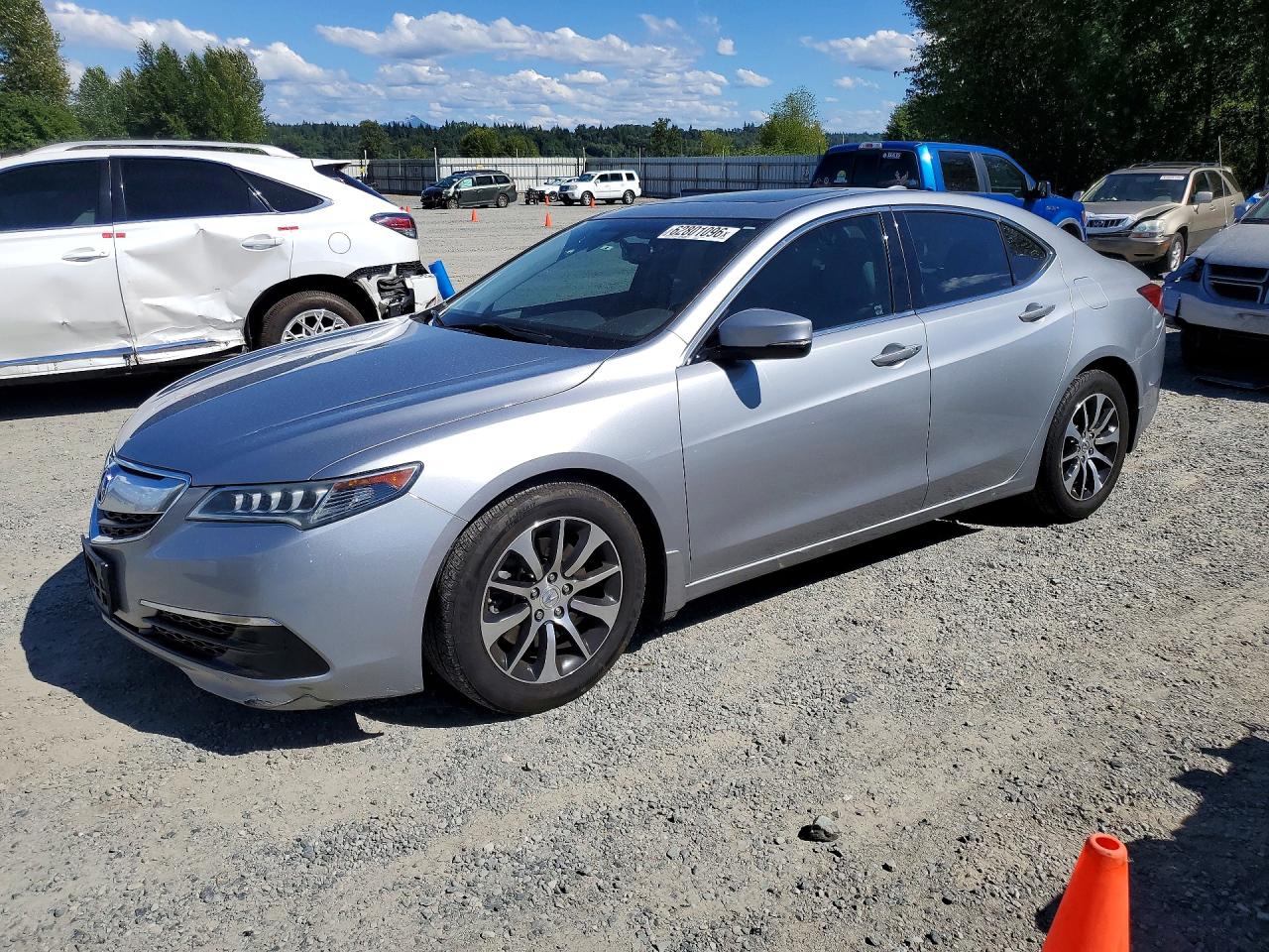 2017 Acura TLX, VIN 19UUB1F30HA001787 — Side