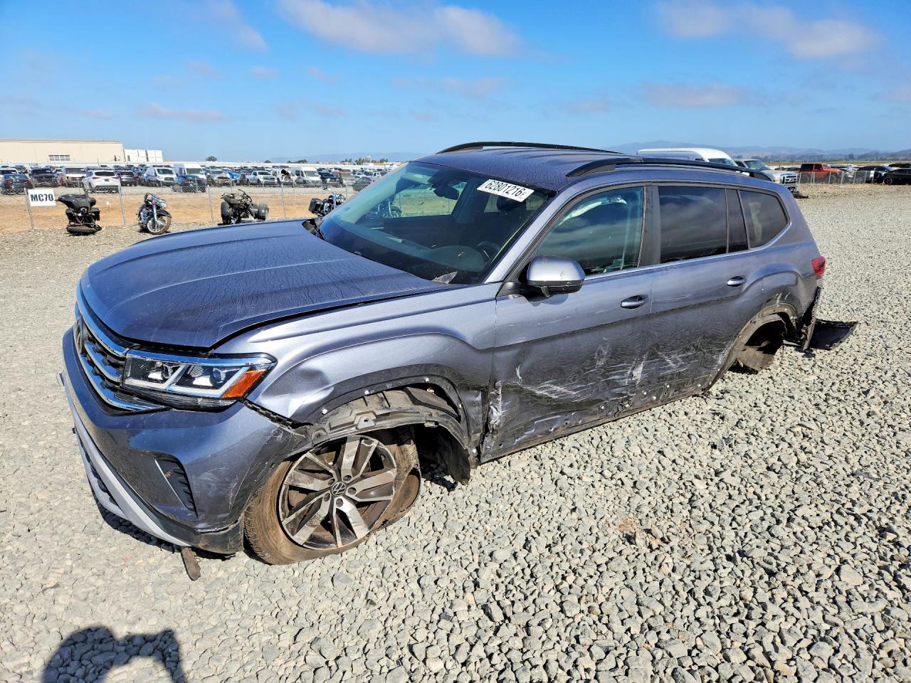 2021 Volkswagen Atlas SE, VIN 1V2LP2CA5MC518214 — Rear end
