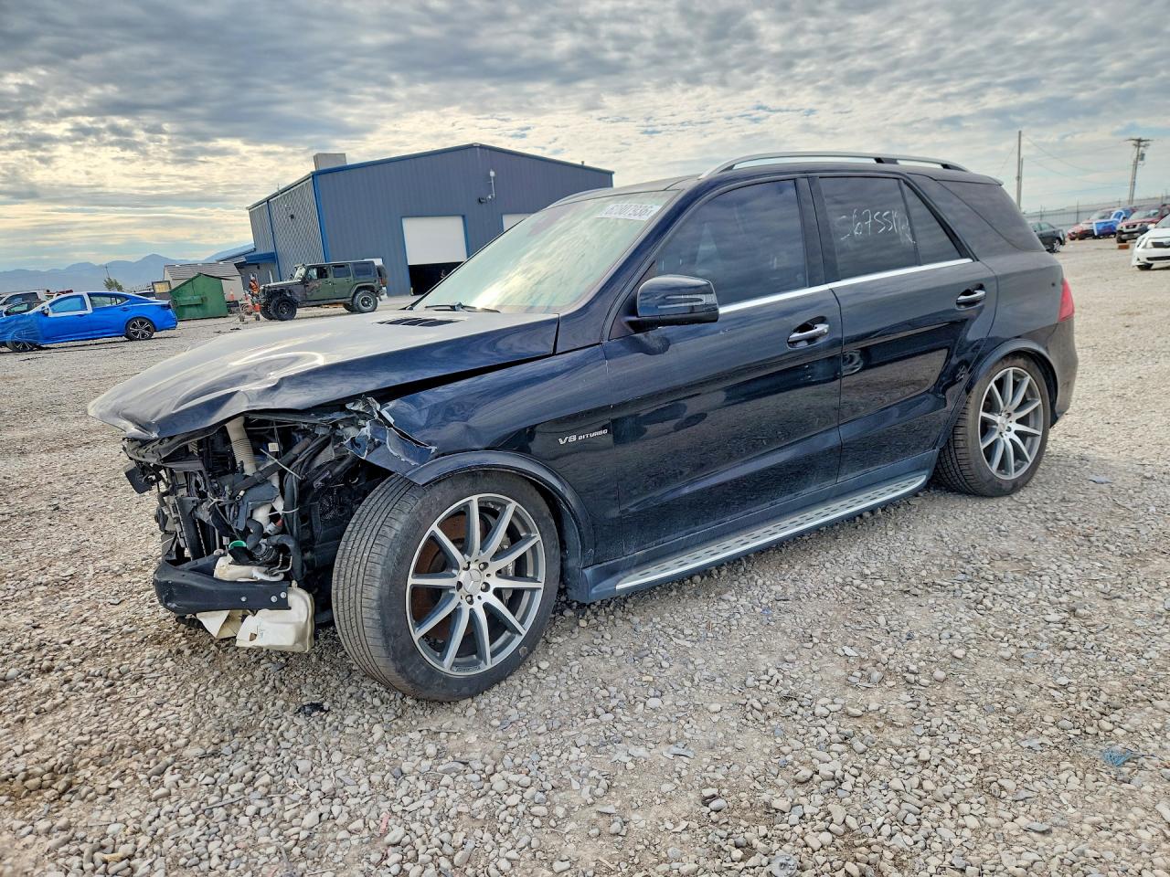 2017 Mercedes-Benz GLE 63 AMG, VIN 4JGDA7EB8HA915147 — Перед